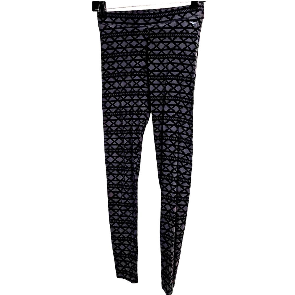 South Western Victorias Secret Pink Leggings Athletic Yoga S Buckle Bunny